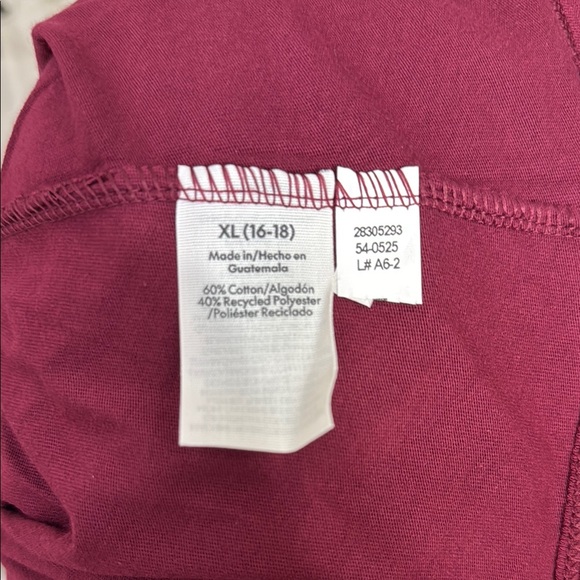NWT. Ladies’ No Boundaries “Maroon Wave” Scoop Tee short sleeve shirt. Size XL - Picture 5 of 7